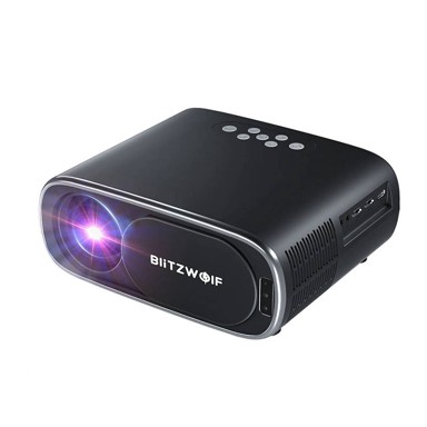 BLITZWOLF LED projektor, BW-V4 1080p, Wi-Fi + Bluetooth, crni